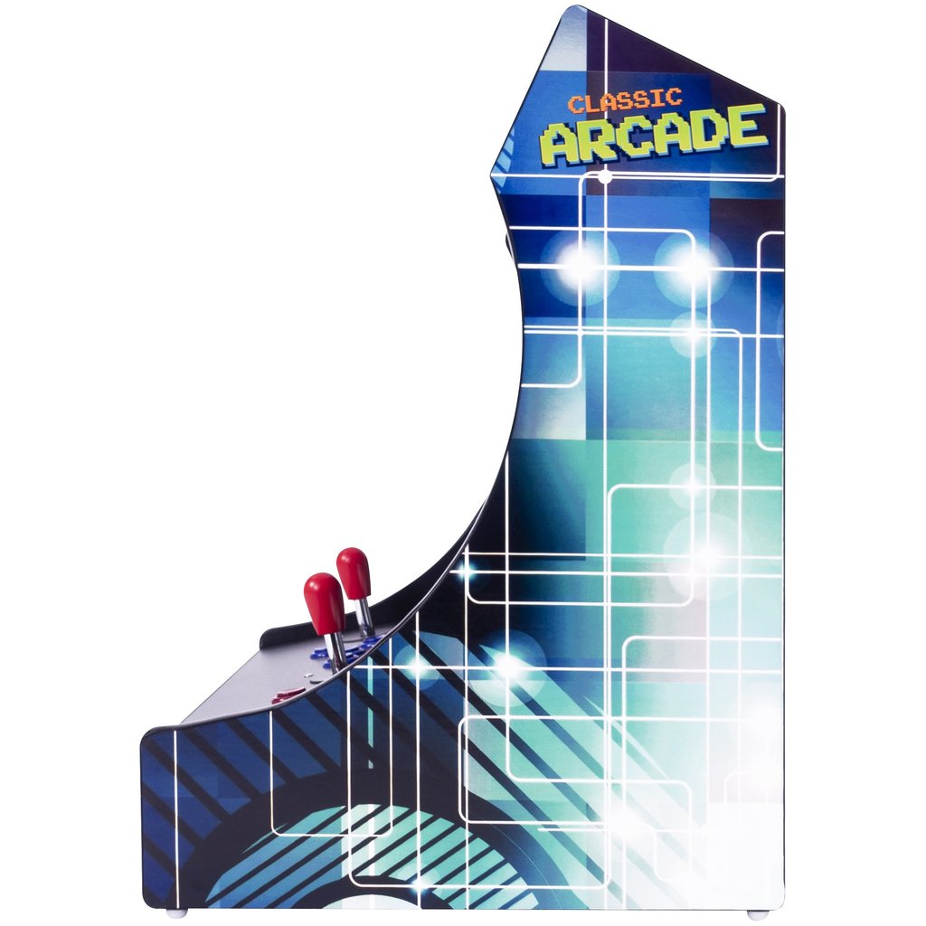 Way Back Arcades Mini Upright Bartop Arcade | 2 Player | 22" LCD Screen | 3000 Classic Games